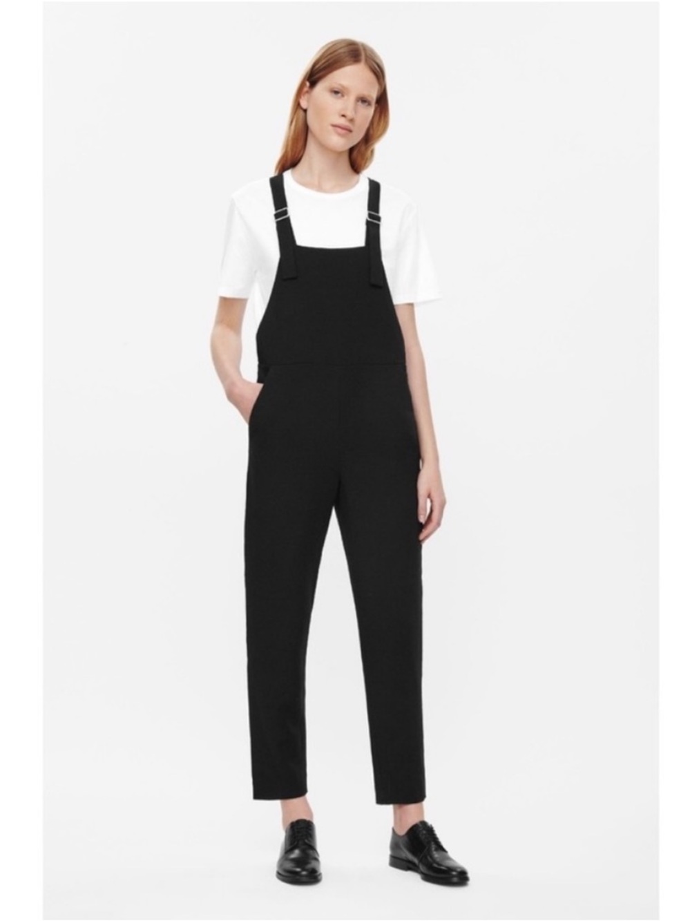 COS Black Stretch Pocket Overalls EUR 38/us 8